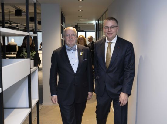 Eestis oli visiidil Leedu Seimi esimees Juozas Olekas.