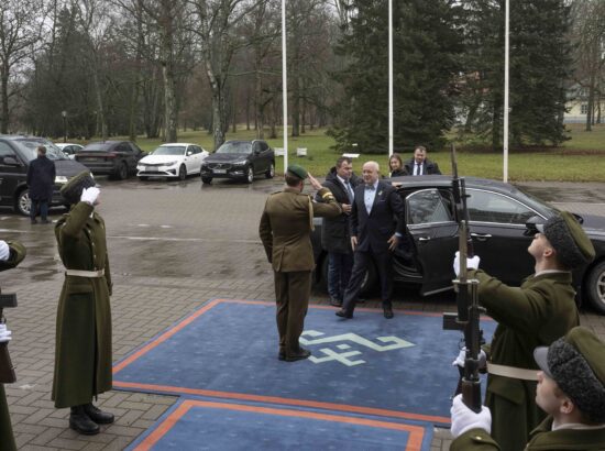 Eestis oli visiidil Leedu Seimi esimees Juozas Olekas.