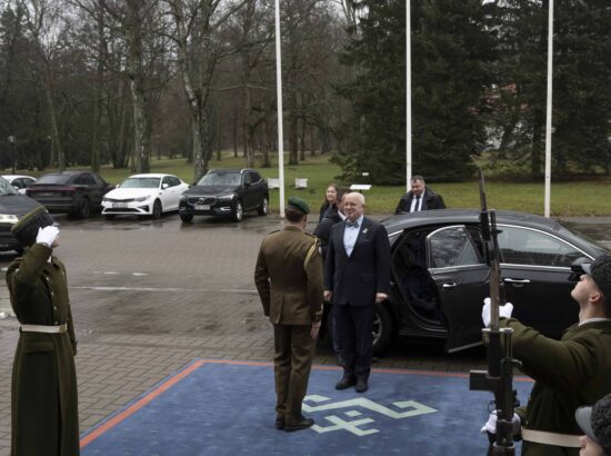 Eestis oli visiidil Leedu Seimi esimees Juozas Olekas.