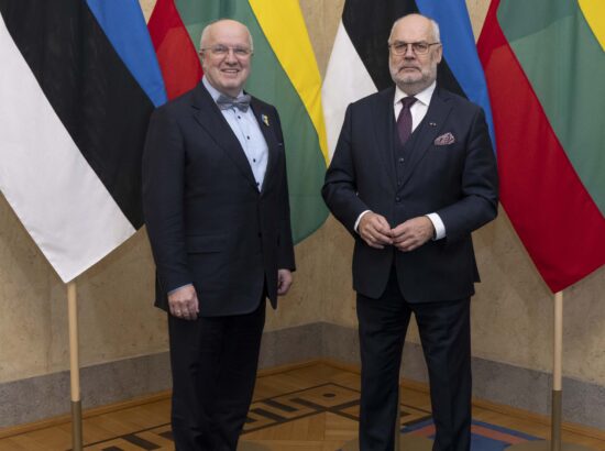 Eestis oli visiidil Leedu Seimi esimees Juozas Olekas.