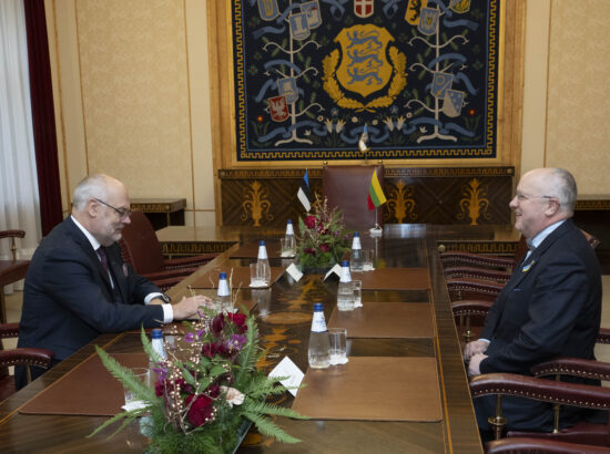 Eestis oli visiidil Leedu Seimi esimees Juozas Olekas.