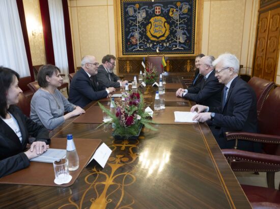 Eestis oli visiidil Leedu Seimi esimees Juozas Olekas.