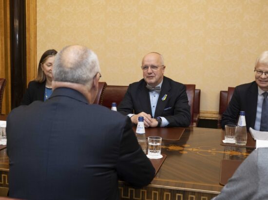 Eestis oli visiidil Leedu Seimi esimees Juozas Olekas.