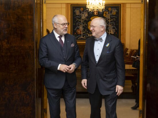 Eestis oli visiidil Leedu Seimi esimees Juozas Olekas.