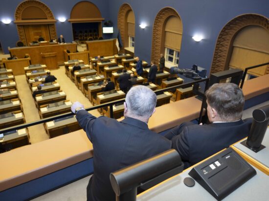 Eestis oli visiidil Leedu Seimi esimees Juozas Olekas.