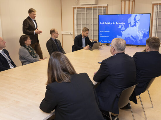 Eestis oli visiidil Leedu Seimi esimees Juozas Olekas.