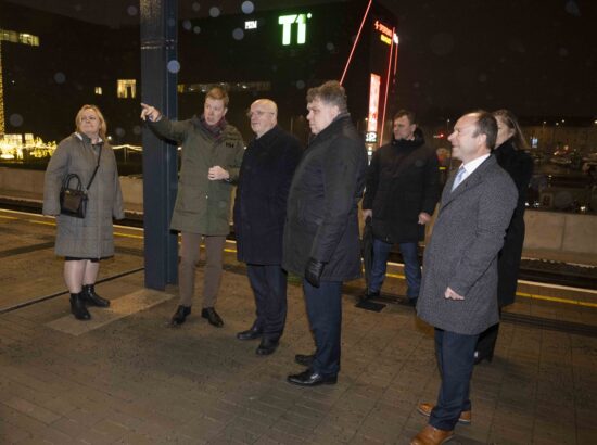 Eestis oli visiidil Leedu Seimi esimees Juozas Olekas.