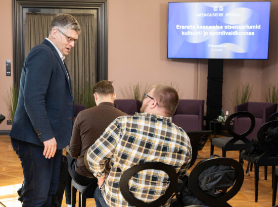 Raporti “Eraraha kaasamine kultuuri- ja spordivaldkonnas” esitlus (6. mail 2025)