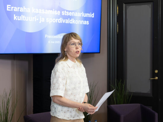 Raporti “Eraraha kaasamine kultuuri- ja spordivaldkonnas” esitlus (6. mail 2025)