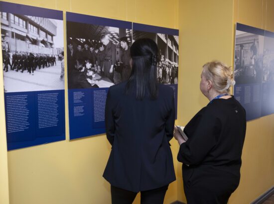 Näituse avamisel osalesid Riigikogu ja Seimi liikmed, Eesti Leedu kogukonna esindajad ja rohkelt erinevate riikide diplomaatilisi esindajaid.
