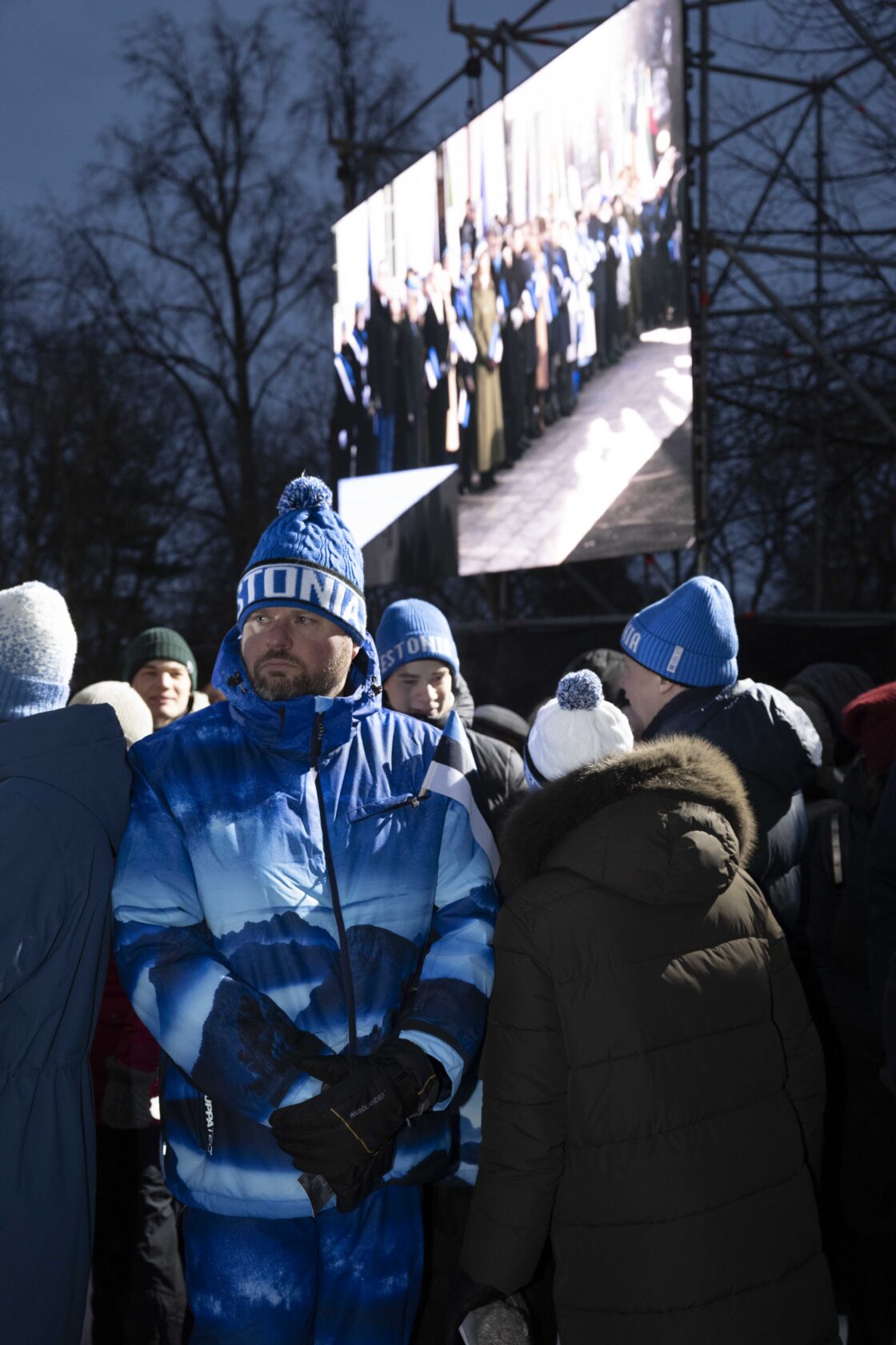 Eesti Vabariigi 108. aastapäeva tähistamine ja pidulik lipuheiskamistseremoonia Toompeal.