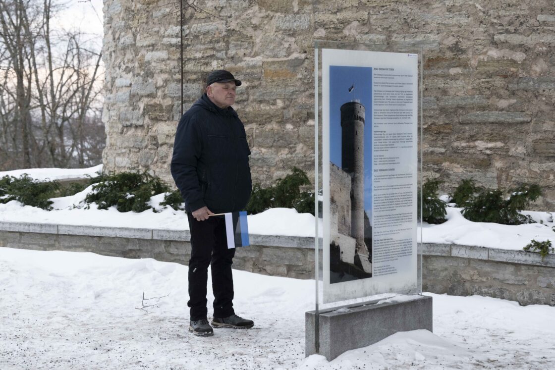 Eesti Vabariigi 108. aastapäeva tähistamine ja pidulik lipuheiskamistseremoonia Toompeal.