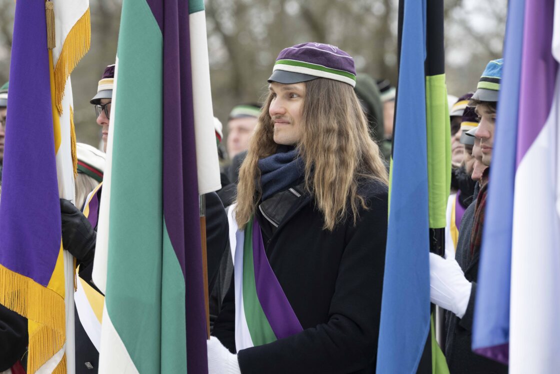 Eesti Vabariigi 108. aastapäeva tähistamine ja pidulik lipuheiskamistseremoonia Toompeal.