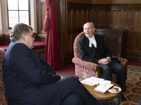 Riigikogu esimehe Lauri Hussari visiit Ühendkuningriiki