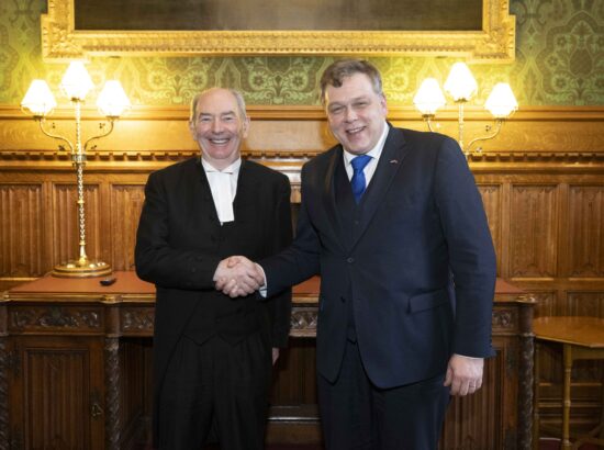 Riigikogu esimehe Lauri Hussari visiit Ühendkuningriiki