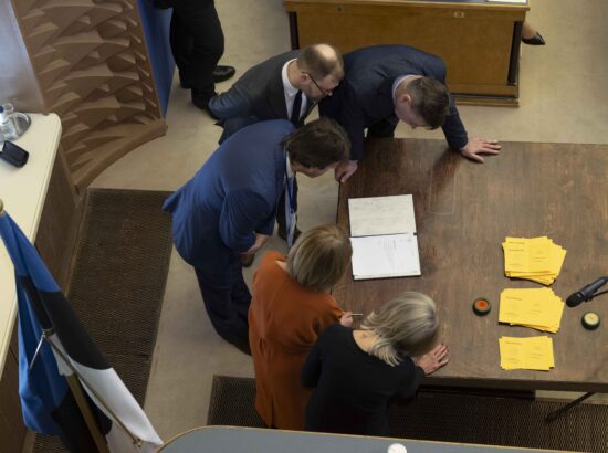 Riigikogu juhatuse valimised.