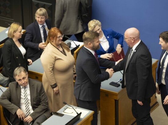 Riigikogu juhatuse valimised. Riigikogu teiseks aseesimeheks valiti Arvo Aller.