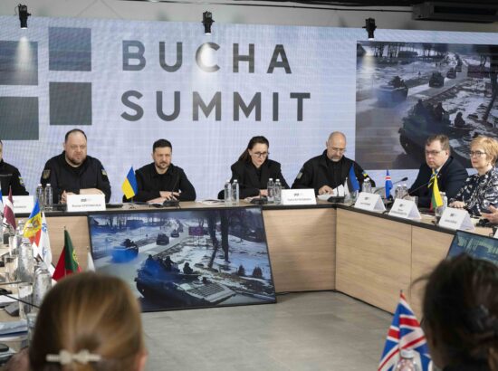 Butša veresauna mälestusüritus ja tippkohtumine Ukrainas