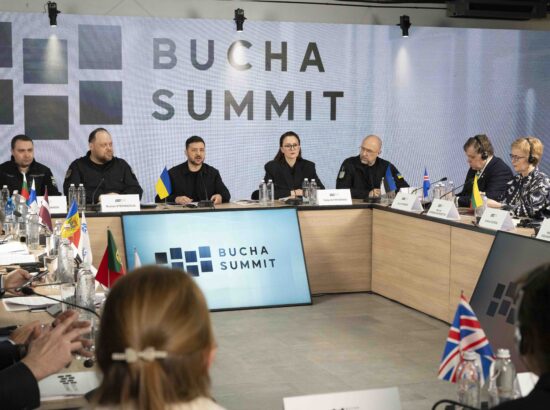 Butša veresauna mälestusüritus ja tippkohtumine Ukrainas