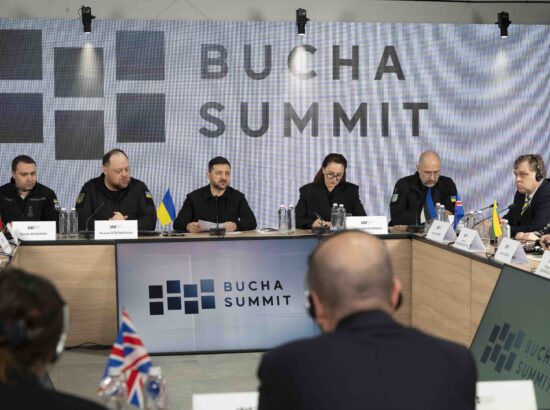 Butša veresauna mälestusüritus ja tippkohtumine Ukrainas