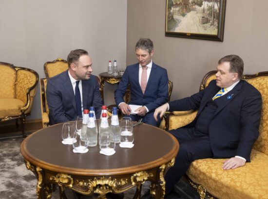 Riigikogu esimees Lauri Hussar kohtus Saksa Saksimaa liidumaa parlamendi esimehe Alexander Dierksiga.