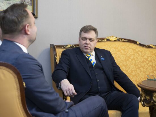 Riigikogu esimees Lauri Hussar kohtus Saksa Saksimaa liidumaa parlamendi esimehe Alexander Dierksiga.