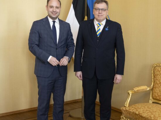 Riigikogu esimees Lauri Hussar kohtus Saksa Saksimaa liidumaa parlamendi esimehe Alexander Dierksiga.