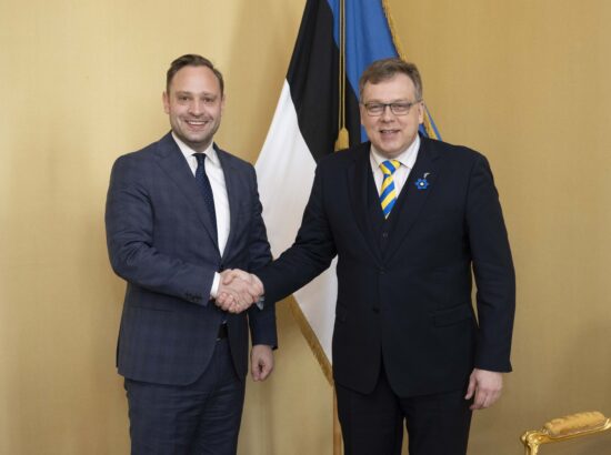 Riigikogu esimees Lauri Hussar kohtus Saksa Saksimaa liidumaa parlamendi esimehe Alexander Dierksiga.