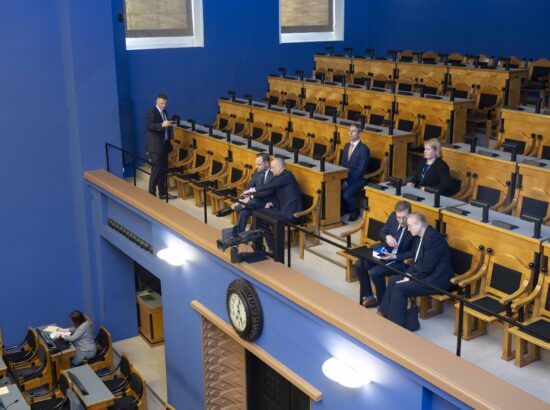 Riigikogu esimees Lauri Hussar kohtus Saksa Saksimaa liidumaa parlamendi esimehe Alexander Dierksiga.
