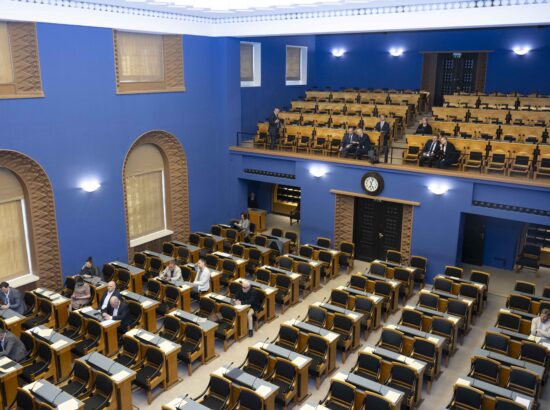 Riigikogu esimees Lauri Hussar kohtus Saksa Saksimaa liidumaa parlamendi esimehe Alexander Dierksiga.