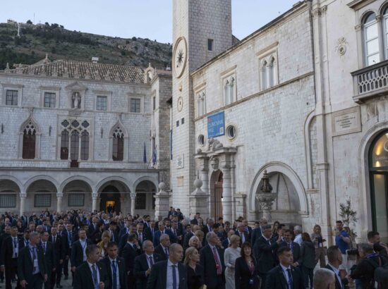 Riigikogu esimees Lauri Hussar Kolme Mere Algatuse tippkohtumisel Horvaatias