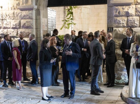 Riigikogu esimees Lauri Hussar Kolme Mere Algatuse tippkohtumisel Horvaatias