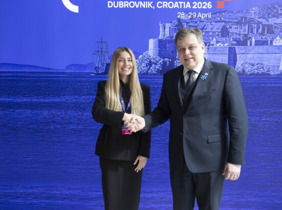Riigikogu esimees Lauri Hussar Kolme Mere Algatuse tippkohtumisel Horvaatias