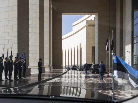 Riigikogu esimees Lauri Hussar oli visiidil Egiptuses.