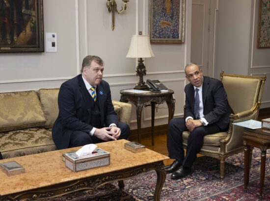 Riigikogu esimees Lauri Hussar oli visiidil Egiptuses.