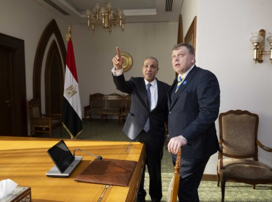 Riigikogu esimees Lauri Hussar oli visiidil Egiptuses.