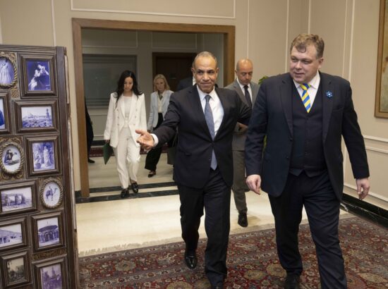 Riigikogu esimees Lauri Hussar oli visiidil Egiptuses.