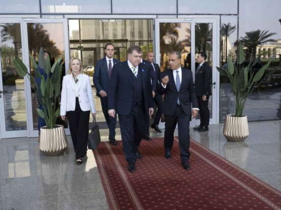 Riigikogu esimees Lauri Hussar oli visiidil Egiptuses.