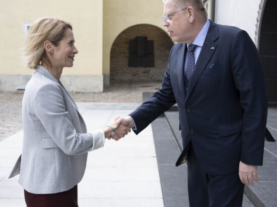 Euroopa Liidu kõrge välisesindaja Kaja Kallas ELAKi ja väliskomisjoni istungil