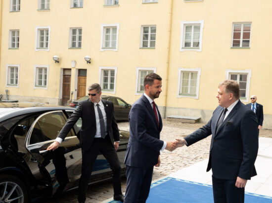 Riigikogu esimees Lauri Hussar kohtus Montenegro presidendi Jakov Milatovićiga