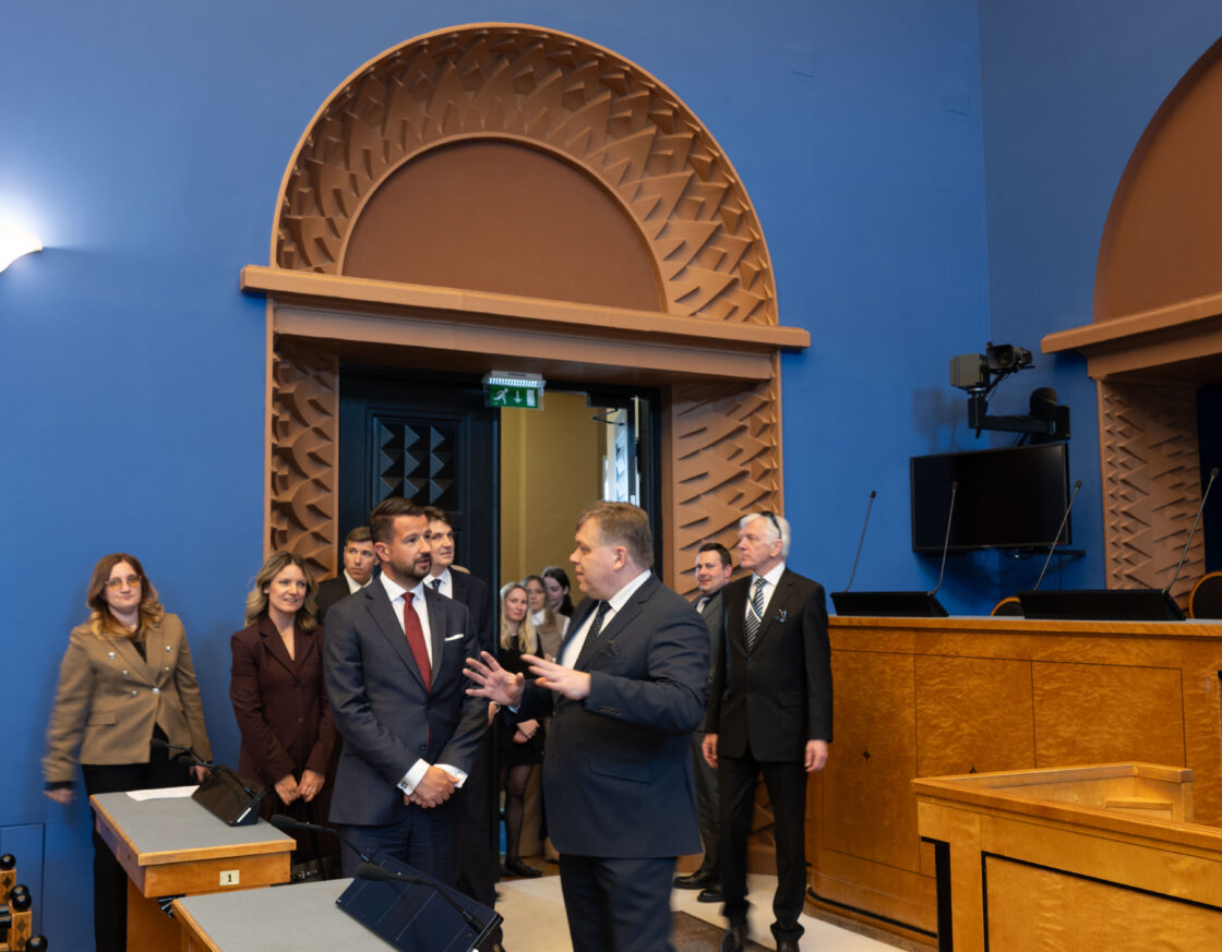 Riigikogu esimees Lauri Hussar kohtus Montenegro presidendi Jakov Milatovićiga