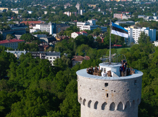Eesti lipu 142. aastapäeva tähistamine ja pidulik lipuheiskamistseremoonia.