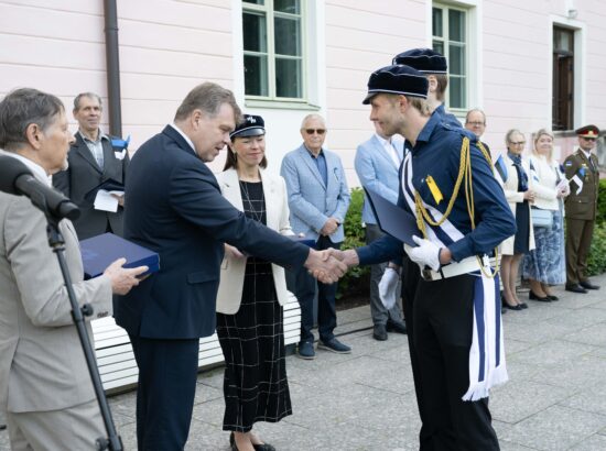 Eesti lipu 142. aastapäeva tähistamine ja pidulik lipuheiskamistseremoonia.