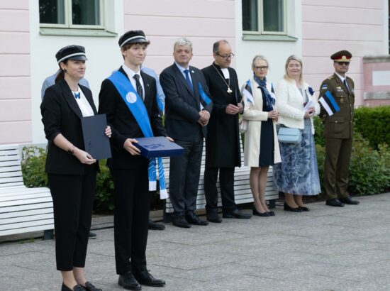 Eesti lipu 142. aastapäeva tähistamine ja pidulik lipuheiskamistseremoonia.