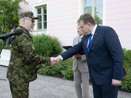 Eesti lipu 142. aastapäeva tähistamine ja pidulik lipuheiskamistseremoonia.