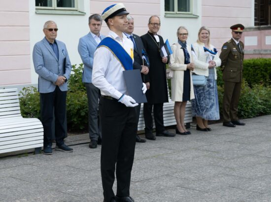 Eesti lipu 142. aastapäeva tähistamine ja pidulik lipuheiskamistseremoonia.