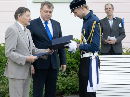 Eesti lipu 142. aastapäeva tähistamine ja pidulik lipuheiskamistseremoonia.