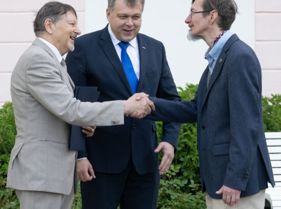 Eesti lipu 142. aastapäeva tähistamine ja pidulik lipuheiskamistseremoonia.