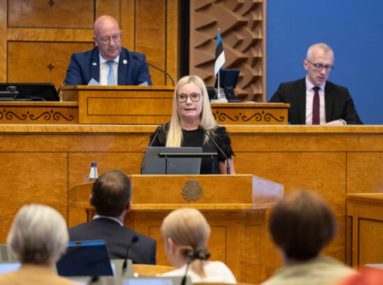 Olulise tähtsusega riikliku küsimuse „Laste kehalise aktiivsuse tõstmine vaimse ja füüsilise tervise parandamiseks“ arutelu