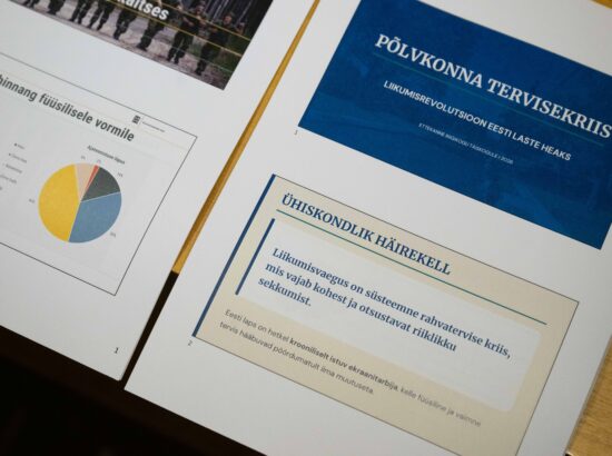 Olulise tähtsusega riikliku küsimuse „Laste kehalise aktiivsuse tõstmine vaimse ja füüsilise tervise parandamiseks“ arutelu